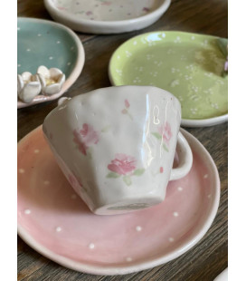 Ceramiche Incantate - Tazza  Rosa Canina