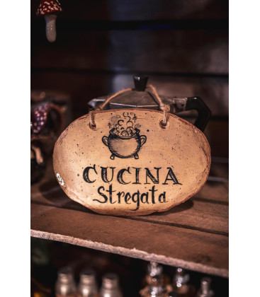 Targhetta Cucina Stregata